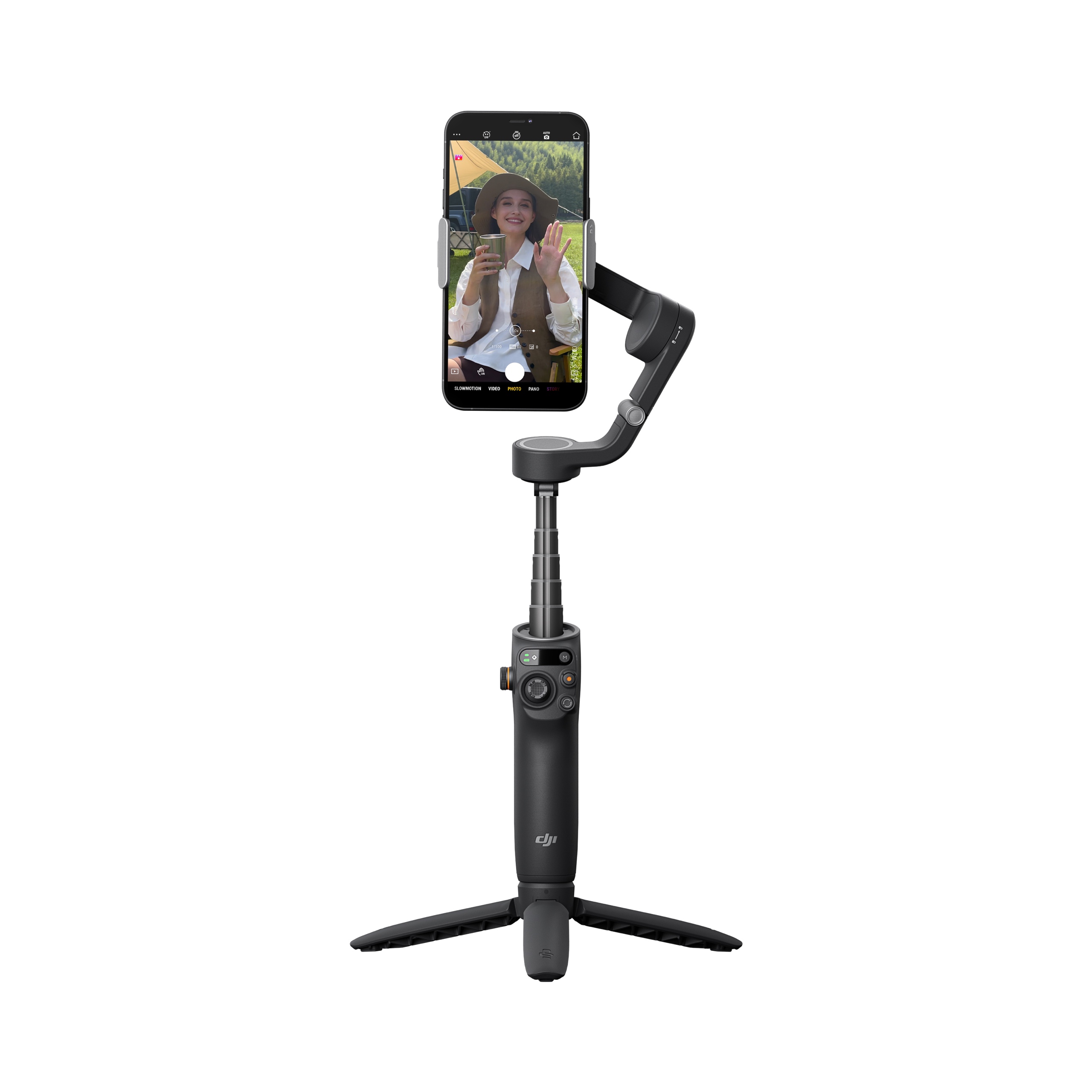 大疆/DJI Osmo Mobile 6 三腳架 OM手機(jī)云臺(tái)穩(wěn)定器 可折疊可伸縮自拍桿